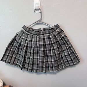 Plaid skort